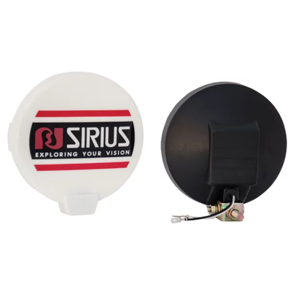 Proiector inox Sirius rotund Car Plus 1buc - Alb - Ø160mm