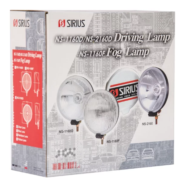 Proiector inox Sirius rotund Car Plus 1buc - Alb - Ø160mm