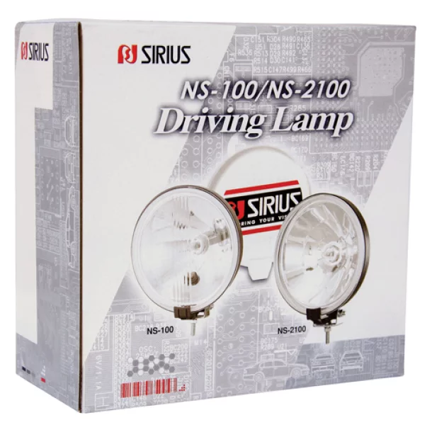 Car Plus Sirius kerek inox projektor 1 db - Fehér- Ø184 mm