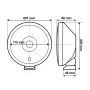 Proiector inox X-Due 1buc - Alb