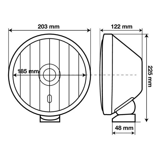 X-Tre inox ködlámpa - 1 darabos - Fehér