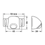 Proiector mers inapoi cu LED multifunctional - 12/30V