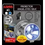 Angel-Eyes plasztik ködlámpa  - 1 darabos - Kék