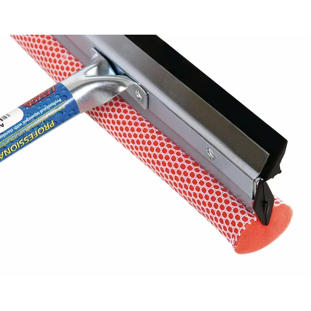 Professional metal squeegee with extra wooden handle - 25cm