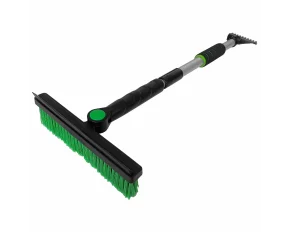 Ice scraper, extendable, with folding snow brush, BSR5, 80-110cm