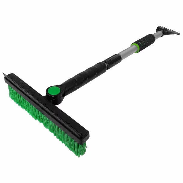 Ice scraper, extendable, with folding snow brush, BSR5, 80-110cm
