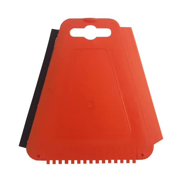 Windscreen ice scraper, trapezoidal