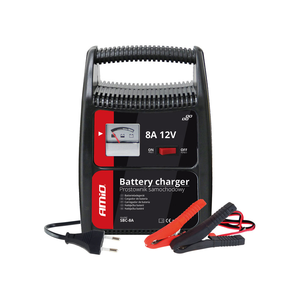 Car battery charger 8A, 12V AMiO SBC-8A thumb