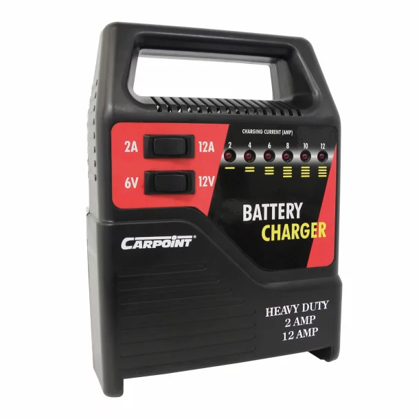 Carpoint, battery charger 6/12V - 2/12A
