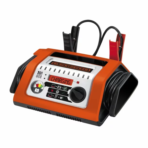 Black&amp;Decker Digitális akkumulátortöltő 30A - 12V