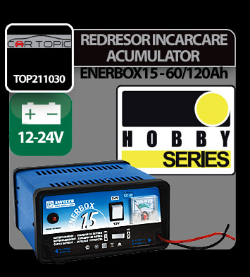 Redresor incarcare acumulator Enerbox 15 - 60/120Ah - 12/24V thumb