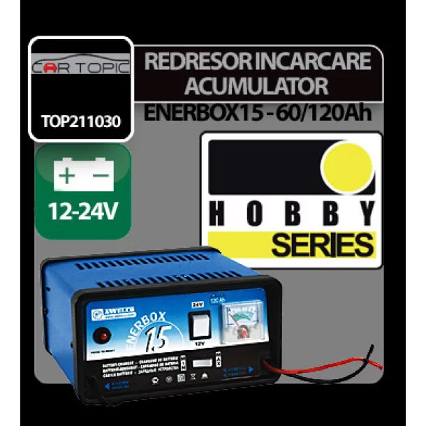 Redresor incarcare acumulator Enerbox 15 - 60/120Ah - 12/24V