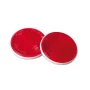 Euro-Norm, round reflectors - Ø65 mm - Red