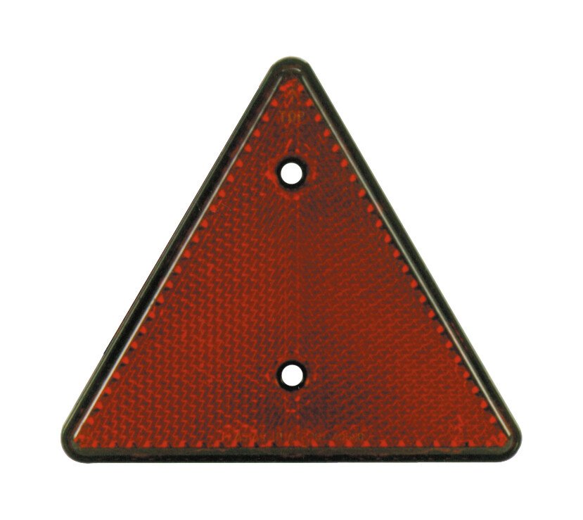 150 mm-es háromszög fényvisszaverő 1db - Piros thumb