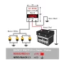 Electronic flasher device for Led indicators 6/12/24V