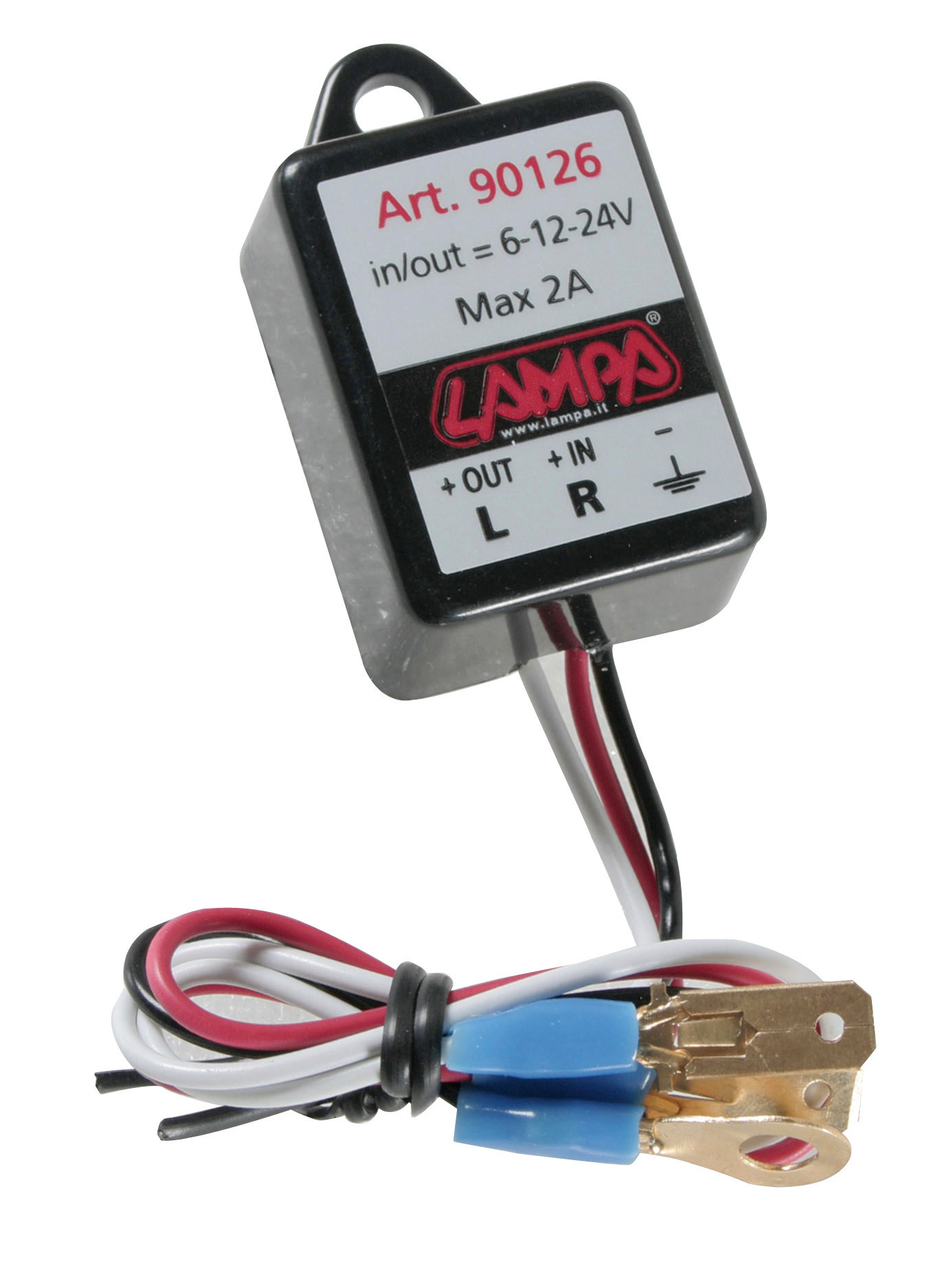 Elektronikus irányjelző relé LED irányjelzőkhöz 6/12/24 V thumb