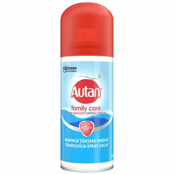 Szúnyogriasztó Autan Family Care, spray 100ml