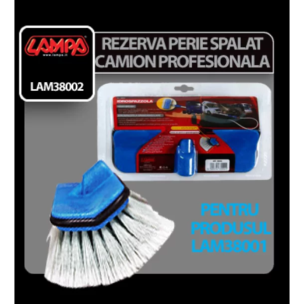 Spare brush for professional wash-brush set