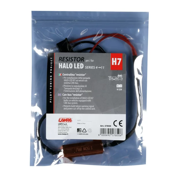 Halo Led Serie 4/11 - Can-Bus Resistor, 9/32V - H7