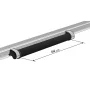 KP-0, rola incarcare cu fixare pe bara portbagaj din aluminiu Nordrive Kargo-Plus - 64 cm