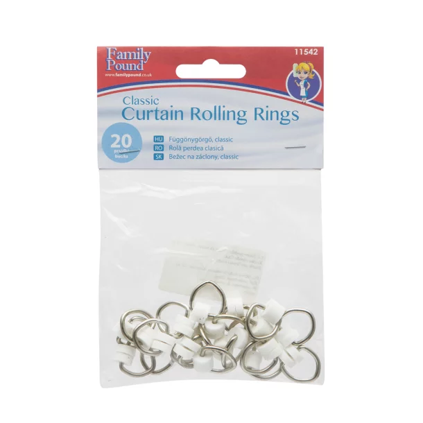 Curtain rolling rings