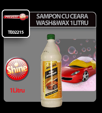 Prelix Wash & Wax shampoo 1 liter thumb