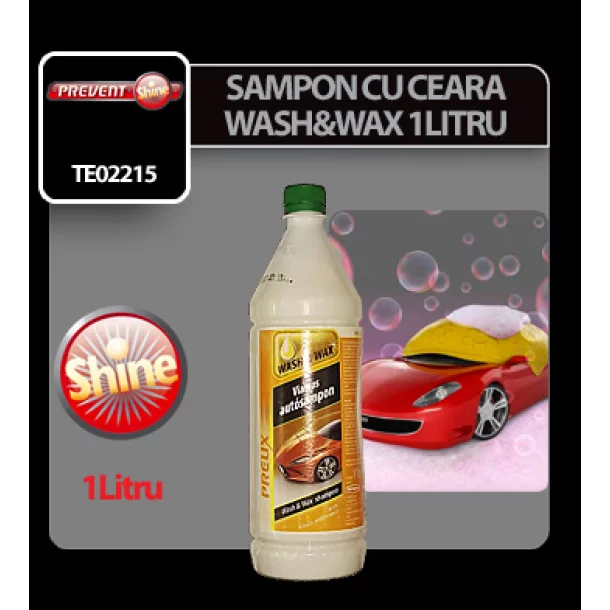 Prelix Wash &amp; Wax shampoo 1 liter