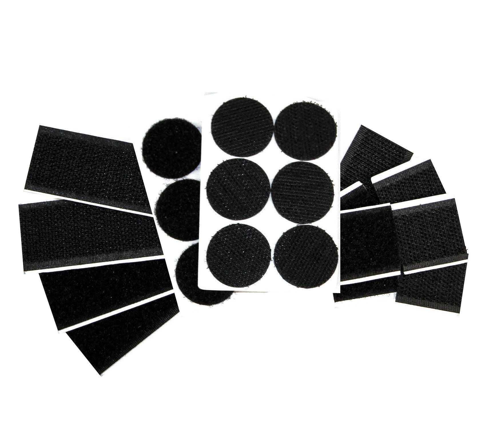 Velcro with adhesive set 12 pcs thumb