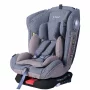 King 411 Gyerek autósülés 2 az 1-ben, Isofix ECE R44/04, 0-36 kg - Szürke/Rózsaszín