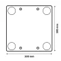 PP protruding-load signal 50x50cm