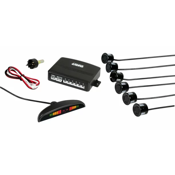 Setay S6, 6 parking sensors with display, 12V