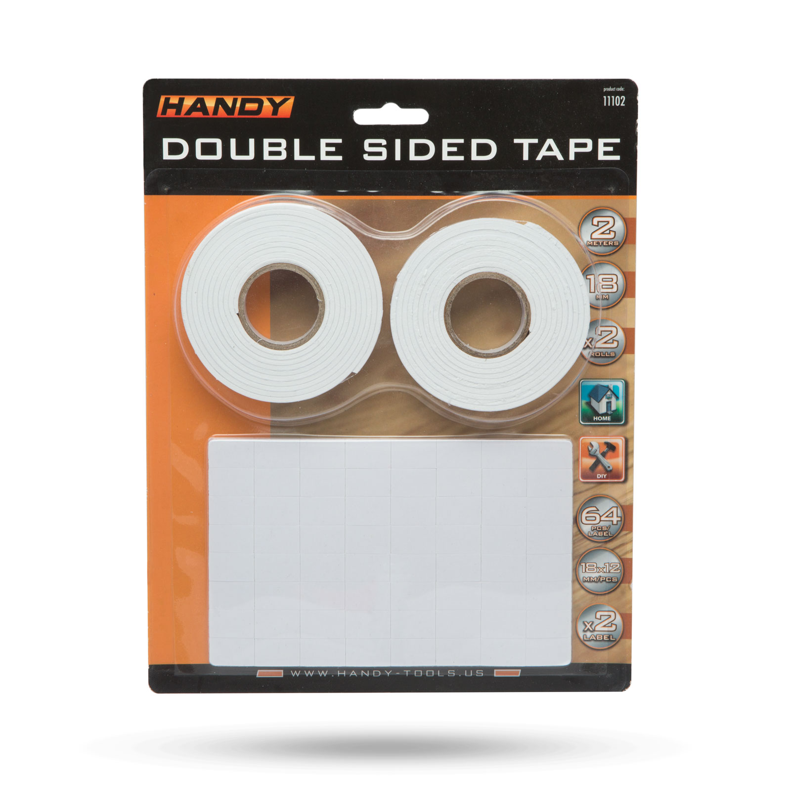 Double-sided foam tape set thumb