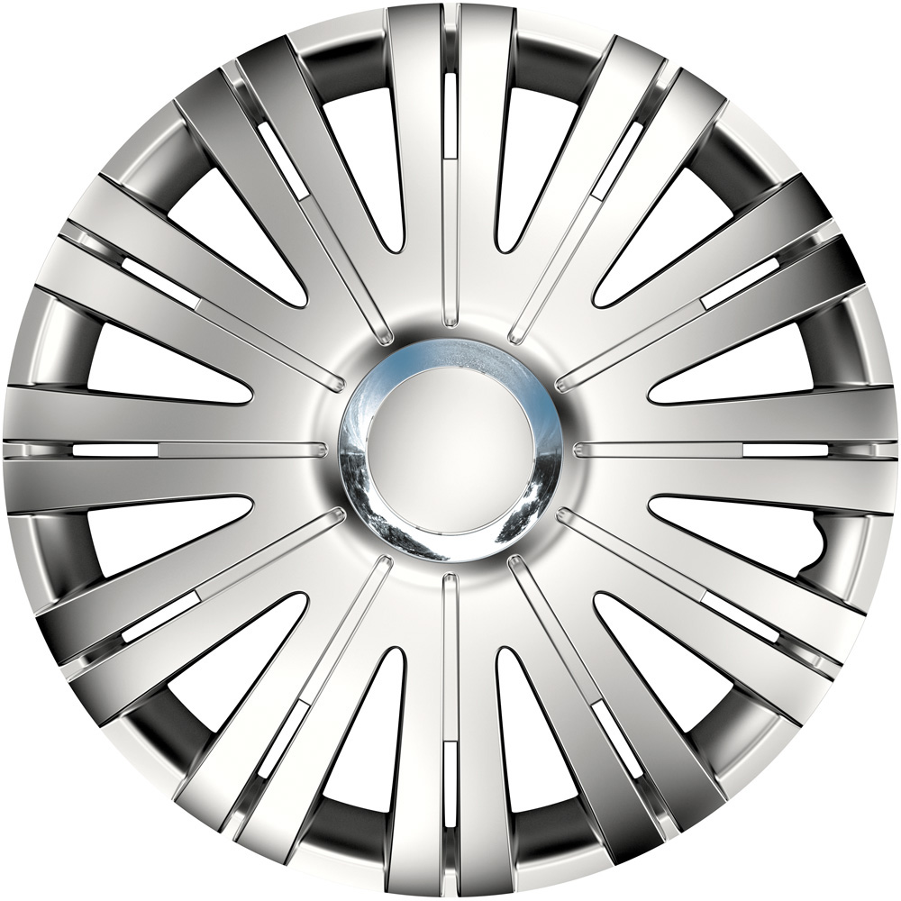 Wheel covers set Cridem Active RC 4pcs - Silver/Chrome - 15'' thumb