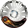 Wheel covers set Cridem Active RC 4pcs - Silver/Chrome - 16&#039;&#039;