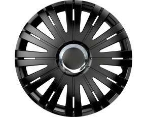 Wheel covers set Cridem Active RC 4pcs - Black/Chrome - 14&#039;&#039;