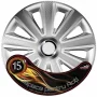 Wheel covers set Cridem Aviator Carbon RC 4pcs - Silver/Chrome - 15&#039;&#039;