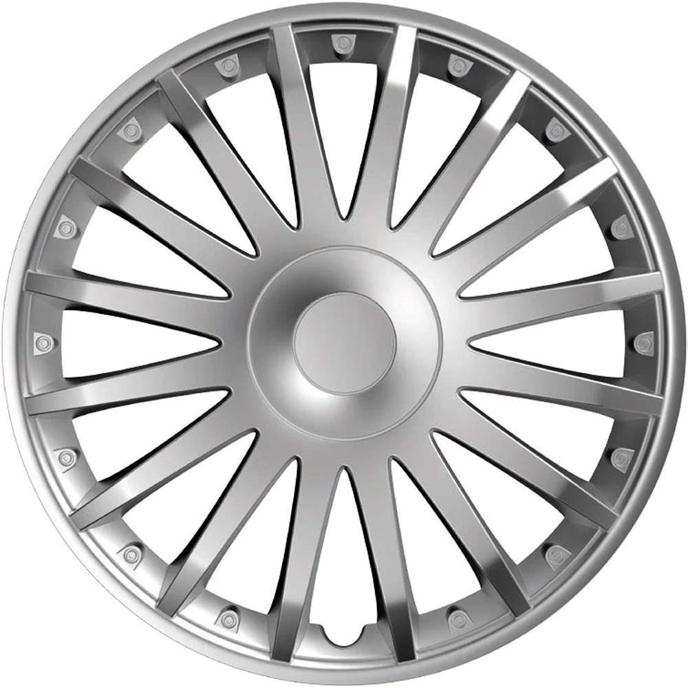 Wheel covers set Cridem Crystal 4pcs - Silver - 13'' thumb