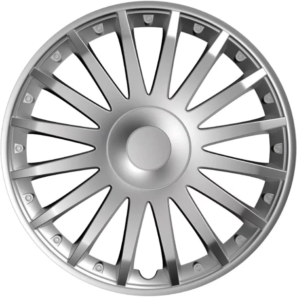 Wheel covers set Cridem Crystal 4pcs - Silver - 13&#039;&#039;