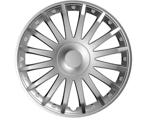 Set capace roti auto Cridem Crystal 4buc - Argintiu - 13&#039;&#039;-Resigilat,