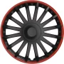 Wheel covers set Cridem Crystal RO 4pcs - Black/Red - 14&#039;&#039;