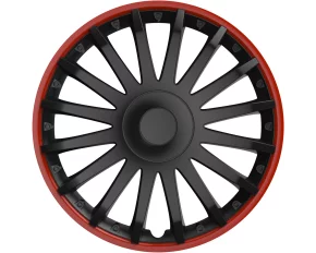 Wheel covers set Cridem Crystal RO 4pcs - Black/Red - 16&#039;&#039;