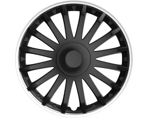 Wheel covers set Cridem Crystal SO 4pcs - Black/Silver - 14&#039;&#039;