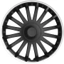 Wheel covers set Cridem Crystal SO 4pcs - Black/Silver - 15&#039;&#039;