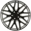 Set capace roti auto Cridem Dakar NC 4buc - Negru/Argintiu - 15'' - Resigilat