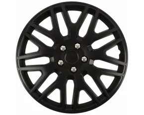 Wheel covers set Cridem Dakar NC 4pcs - Black/Chrome - 15&#039;&#039;