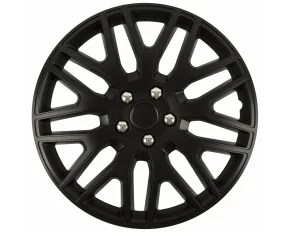 Wheel covers set Cridem Dakar NC 4pcs - Black/Chrome - 17&#039;&#039;