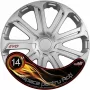 Wheel covers set Cridem Evo 4pcs - Silver - 14&#039;&#039;