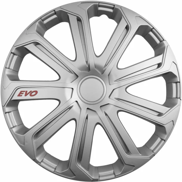 Wheel covers set Cridem Evo 4pcs - Silver - 15&#039;&#039;