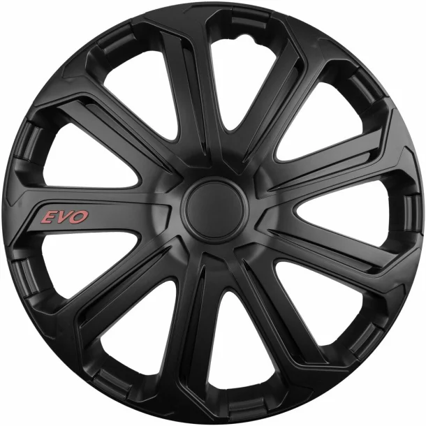 Wheel covers set Cridem Evo 4pcs - Black - 15&#039;&#039;