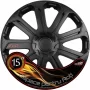 Wheel covers set Cridem Evo 4pcs - Black - 15&#039;&#039;